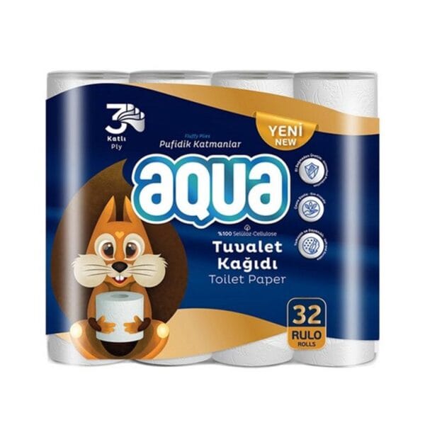 Тоалетна хартия Aqua